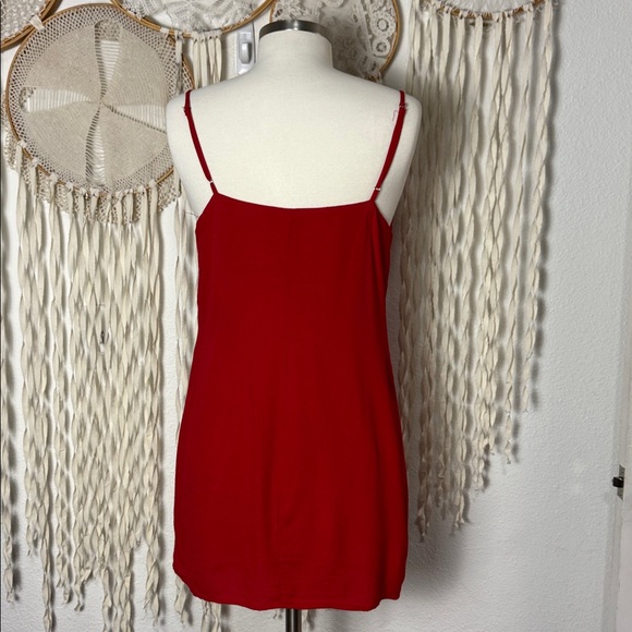 Reformation Red Mini Dress Size Small - Picture 6 of 11